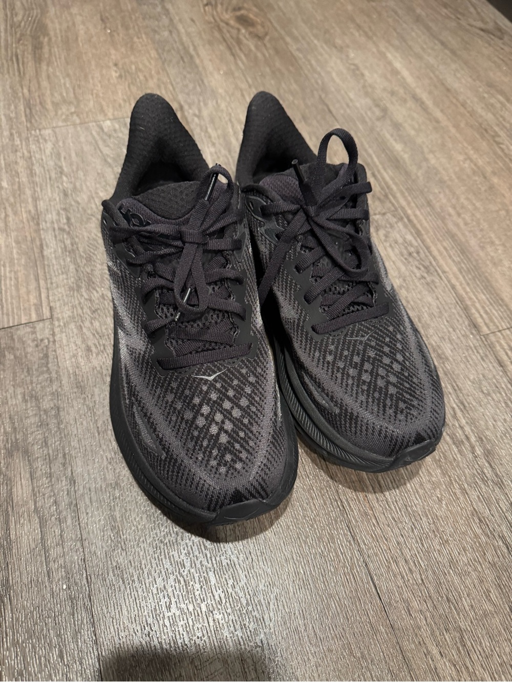 Hoka Black Women's Athletic Running Shoes - Mesh Upper